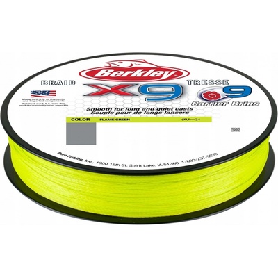 Berkley šnúra X9 Flame Green 150m 0,14mm