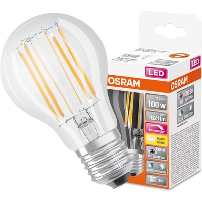 Osram LED žiarovka E27 A60 11W 100W 1521lm 2700K Warm 300° CRI90 Stmievateľné vlákno SUPER STAR+