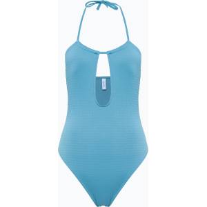 Calvin Klein Дамски бански костюм от една част Calvin Klein KW0KW02725 Plunge - RP adriatic blue