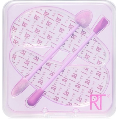 Real Techniques Kit silikonové polštářky pod oči 2 ks + vatové tyčinky na oči 2 ks