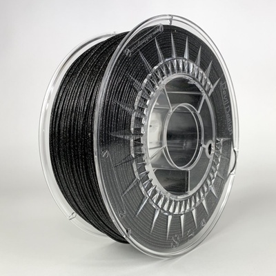 Devil Design PLA 1,75 mm Galaxy trblietavý čierny 1 kg