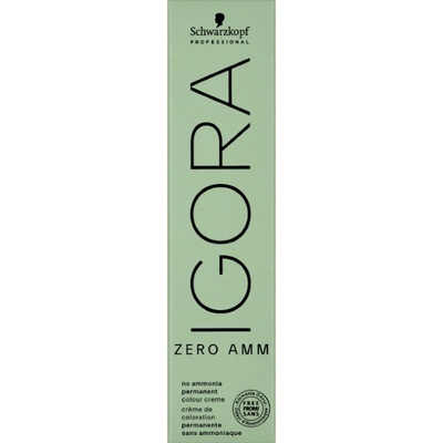 Schwarzkopf Igora Zero AMM Ammonia-Free Permanent Color 60 ml боя без амоняк 8-19 Light Blonde Cendré Violet