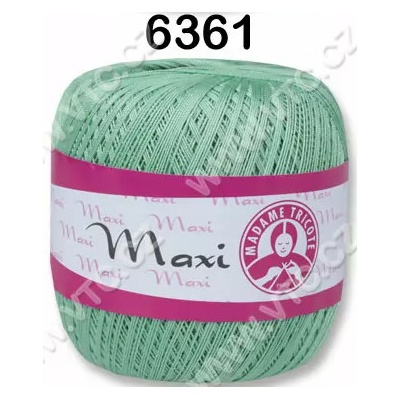 MADAME TRICOTE PARIS Příze Maxi - klasická i Metallic Maxi: 6361 Nilská zeleň