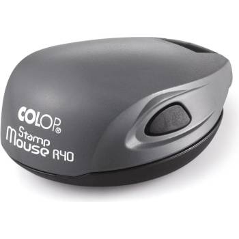 Colop Печат Stamp Mouse R40, кръгъл, 40 mm, джобен, сив (1085100060)