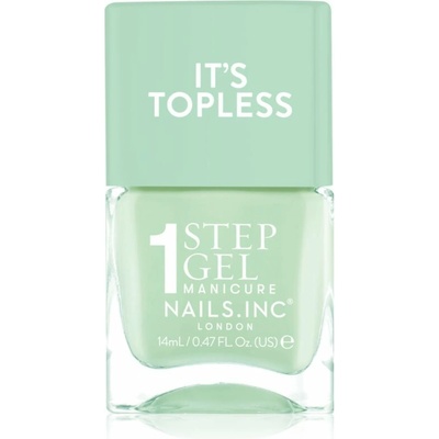 Nails Inc. It’s Topless gélový lak na nechty pre dlhotrvajúci efekt odtieň Camilla 14 ml