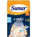 Sunar mliečna kaša s 8 cereáliami na dobrú noc piškótová 210 g