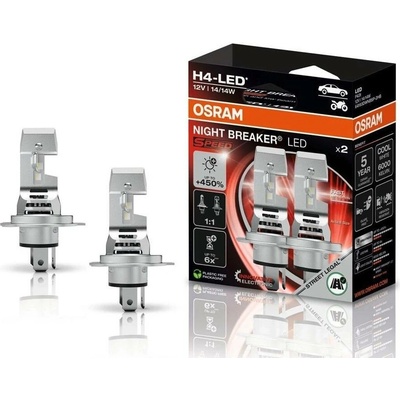 Osram 12V H4 NightBreaker LED SPEED +450% OSRAM, set 2ks