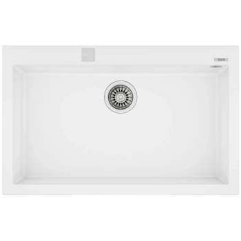 Teka Мивка Teka ForSquare 72.40 TG, Гранит, Авт. клапан, За шкаф, 80 см, Бял (115230004)