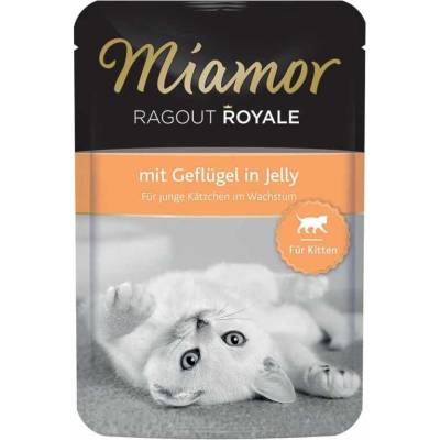 Miamor Cat Ragout Junior drůbeží kapsička 22x 100 g
