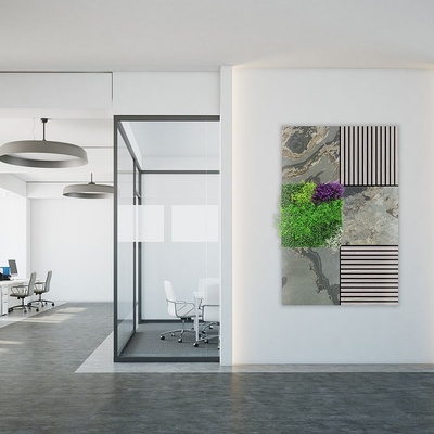 Jangal Modular Wall Stone PATINA SLATE 11301A 520 x 520 mm 0,2704m²