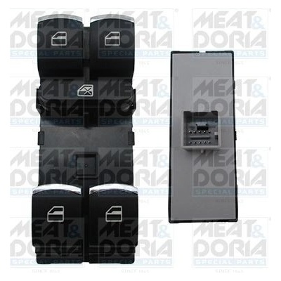 Spínač, zvedací zařízení oken MEAT & DORIA 26150