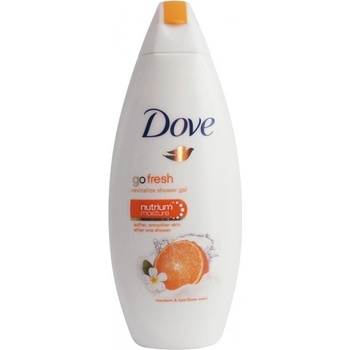 Dove Go Fresh sprchový gel s vůní mandarinky a květu tiaré 250 ml