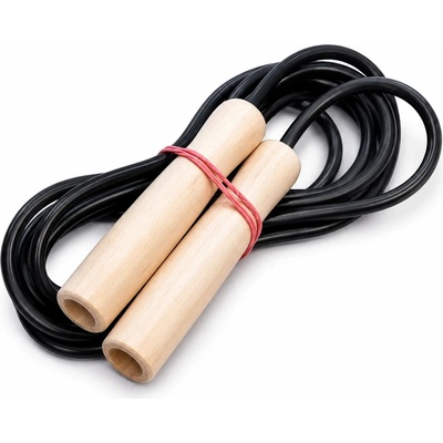 Въже за скачане pvc с дървена дръжка 3 м. М21-050