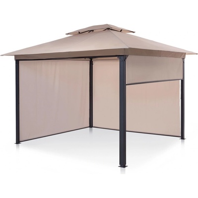Blumfeldt Grandezza Cortina, zahradní pavilon, 3x3 m, 4 boční díly (GDW8-GrandCort-BE-33)