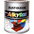 Farby na kov Rust Oleum ALKYTON 2v1 biela matná 9010, antikorózna vrchná i základná farba 750ml