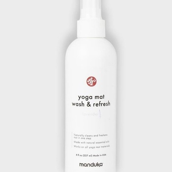 Manduka Mat Wash & Refresh Spray čistič a osviežovač podložky na jogu 227 ml Lemongrass (Citrónová tráva)