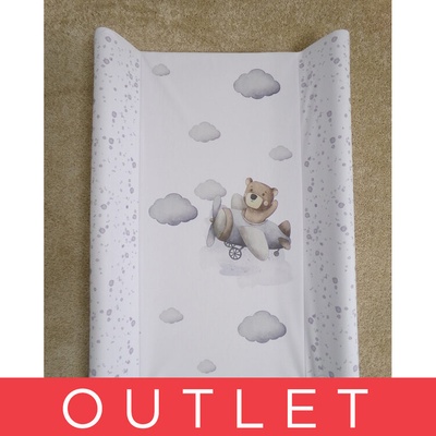 Ceba Baby Podložka 2-hranná s pevnou deskou Ultra Light Pilot Bear 50 x 70 – Zboží Dáma