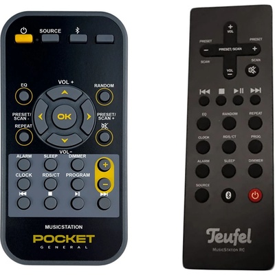 GENERAL TEUFEL MusicStation RC version 1 - дистанционно управление дубликат (MusicStation RC version 1)