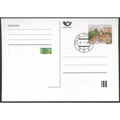 Česká pošta (2001) CDV 60 O - Praha - 5,40 - 2001 - razítko