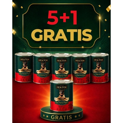 Hektor Hovězí 6 x 1240 g