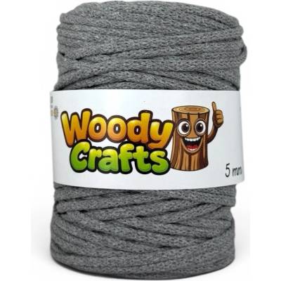 Woody Crafts Woody 5 mm – Šedá (100m)
