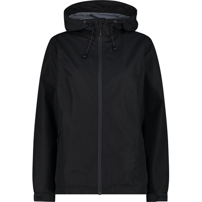 CMP Дамско водоустойчиво яке CMP Women's Jacket Fix Hood with Pack Pocket Waterproof jacket - Nero - размер 50 (EU) (102-5201-0319)