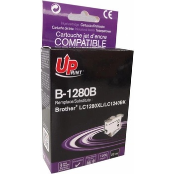 Image 1 of Compatible Мастилница uprint lc1280xl/1240/1220, brother, Черен (lf-ink-brot-lc1240b-up)