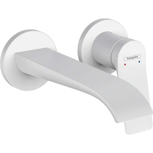 Hansgrohe Vivenis - Смесител за мивка за вграждане, за двуотворен монтаж, EcoSmart, бял мат 75050700 (75050700)