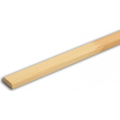 Krycí lišta č.314 - 25 mm x 8 mm x 2,40 m, nastavovaná BO/SM, K2508