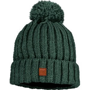maximo Детска зимна шапка (beanie) Maximo Kid's Mütze Rippe mit Pompon und Fleecefutter Beanie - Forest - размер 49-51 cm (904-2947-0312)