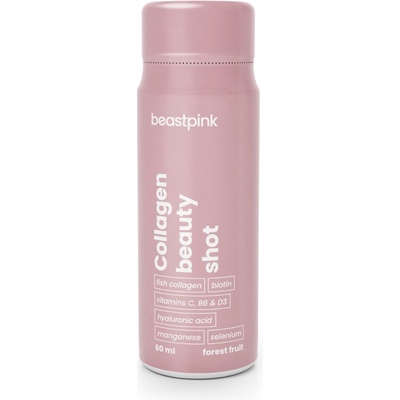 GymBeam BeastPink Collagen Beauty Shot 20 x 60 ml портокал