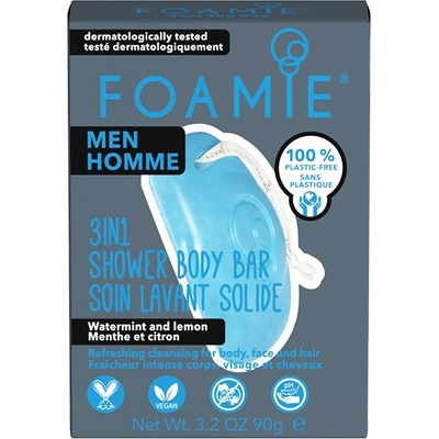Foamie Men Seas The Day 3In1 Shower Body Bar 90 g