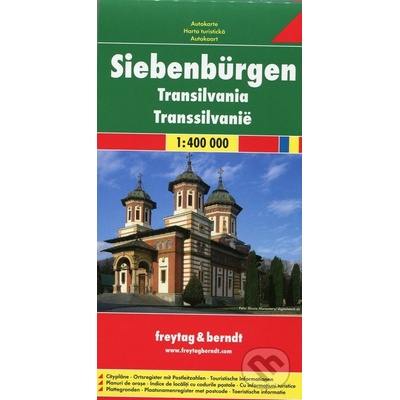 Sedmihradsko Transylvánie automapa