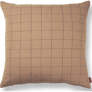 ferm LIVING Възглавница Brown Grid 50 x 50 см (1104267480)