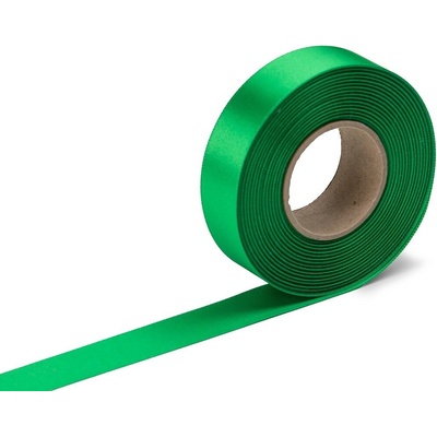 Stuha atlasová zelená, šírka 24 mm