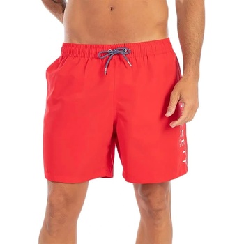 Hackett Бански гащета Hackett Solid swimming shorts - Silver (Red)