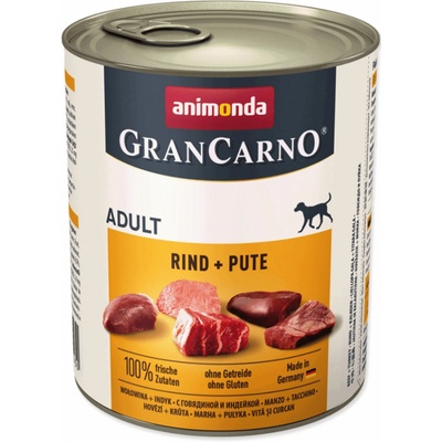 Animonda Gran Carno Adult hovädzie & morka 800 g