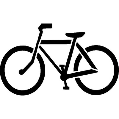 Artemiss Bicykel plastová šablóna B 15 cm x 15 cm