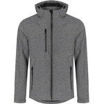 Promodoro 7850 / Мъжко трислойно софтшел яке с качулка - сив цвят xxl (40785061005)