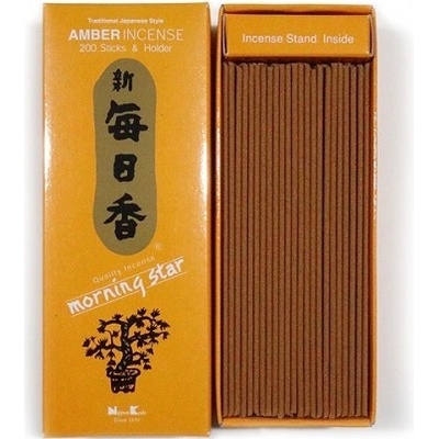 Morning Star vonné tyčinky Amber Nippon Kodo 200 ks
