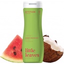 Attitude Detské telové mydlo a šampón 2v1 s vôňou Melónu a Kokosu Little leaves 473 ml