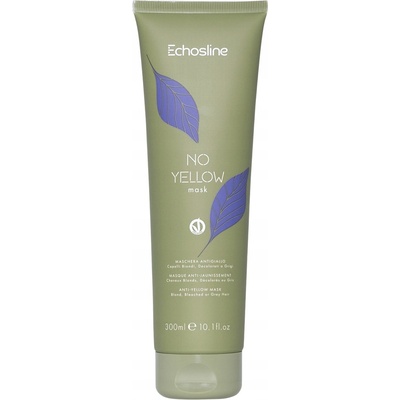 Echosline No Yellow Mask maska na vlasy neutralizujúci žlté tóny 300 ml