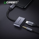 Ugreen USB-C/USB-C + 3.5mm Jack 50596 sivá