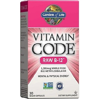 Image 1 of Garden of Life Vitamin Code RAW B-12, 30 Veg Capsules