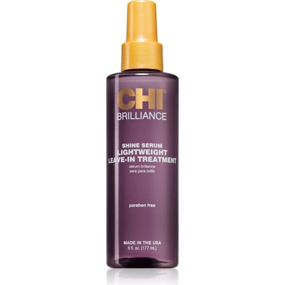 CHI Haircare Brilliance Shine Serum Lightweight Leave-in Ttreatment лек серум за блясък и мекота на косата 177ml