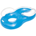 Bestway Double ring float синьо, бяло (43009)