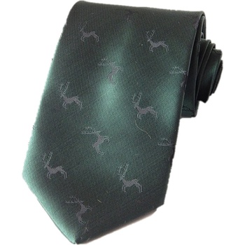 Hedva Poľovnícka kravata jelen tmavo zelená