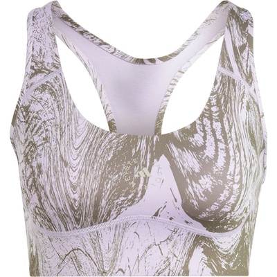 adidas Women's Medium Impact Sports Bra - Purple Glow