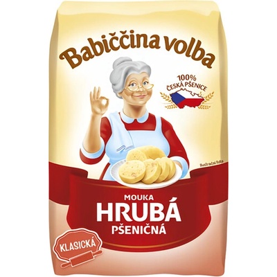 Babiččina volba pšeničná mouka hrubá 1 kg