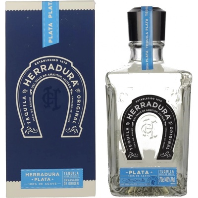 Herradura Plata 40% 0,7 l (kartón)